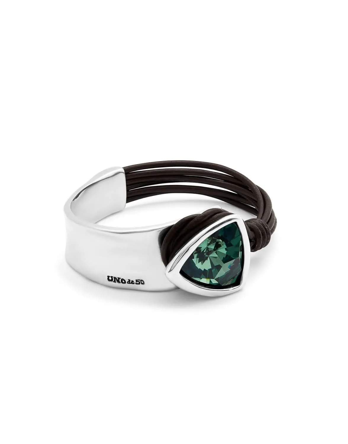Sterling Silver Plated Ser Camaleonica Green Bracelet PUL2508VRDMTL0 Unode50 Jewelry And Accessories