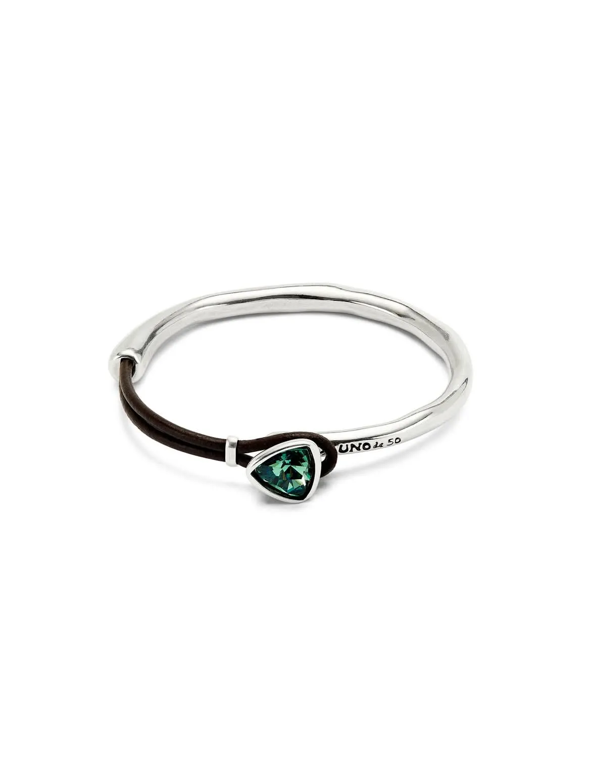 Sterling Silver Plated Ser Camaleonica Green Bracelet PUL2509VRDMTL0 Unode50 Jewelry And Accessories