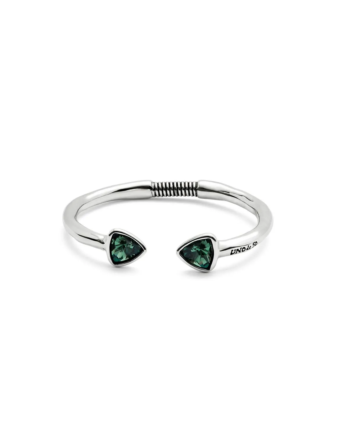 Sterling Silver Plated Ser Camaleonica Green Bracelet PUL2510VRDMTL0 Unode50 Jewelry And Accessories