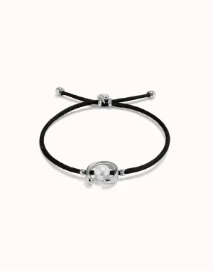 Sterling Silver Plated Ser Diferente Black Bracelet PUL2505NGRMTL0M Unode50 Jewelry And Accessories