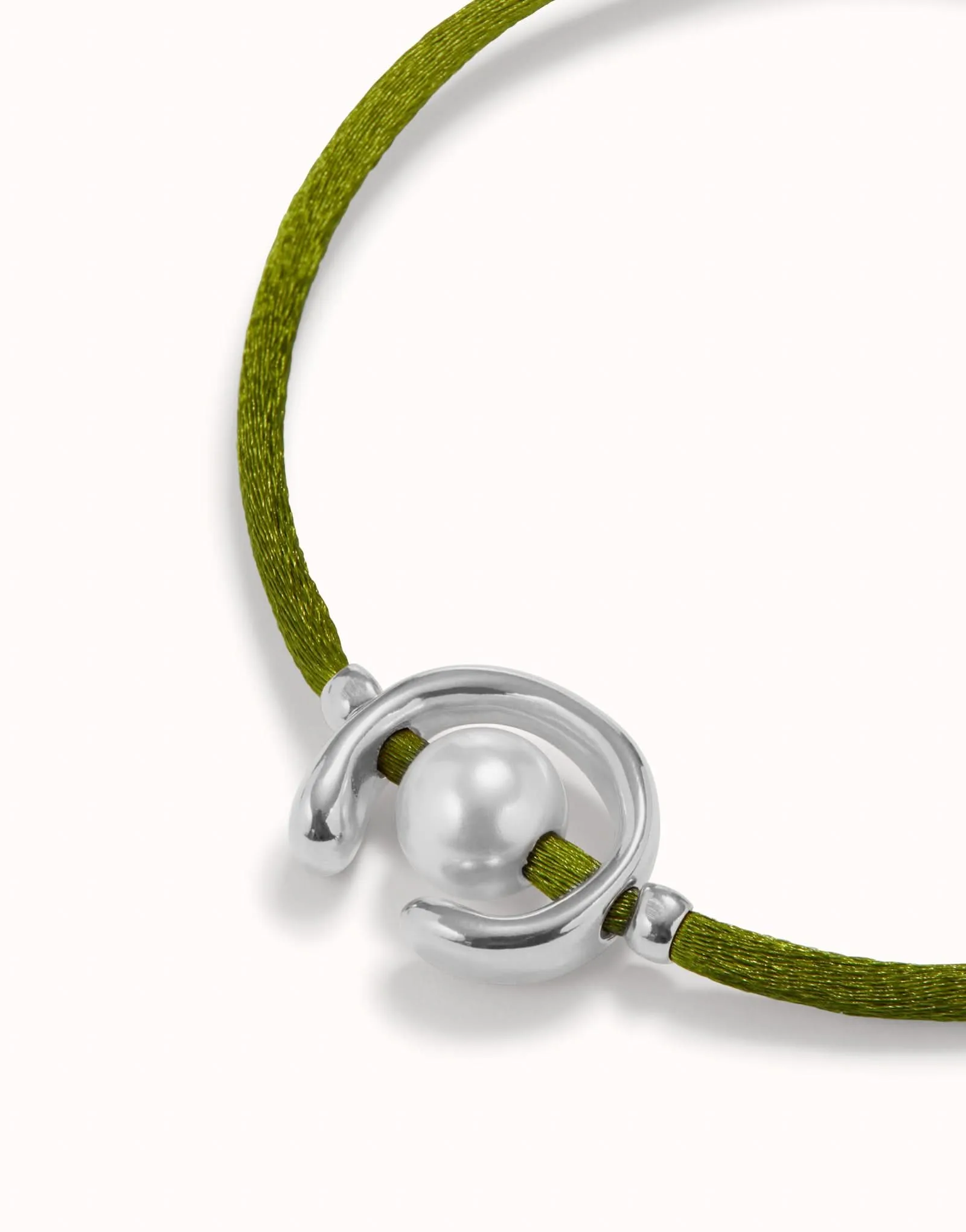Sterling Silver Plated Ser Diferente Green Bracelet PUL2505VDOMTL0M Unode50 Jewelry And Accessories