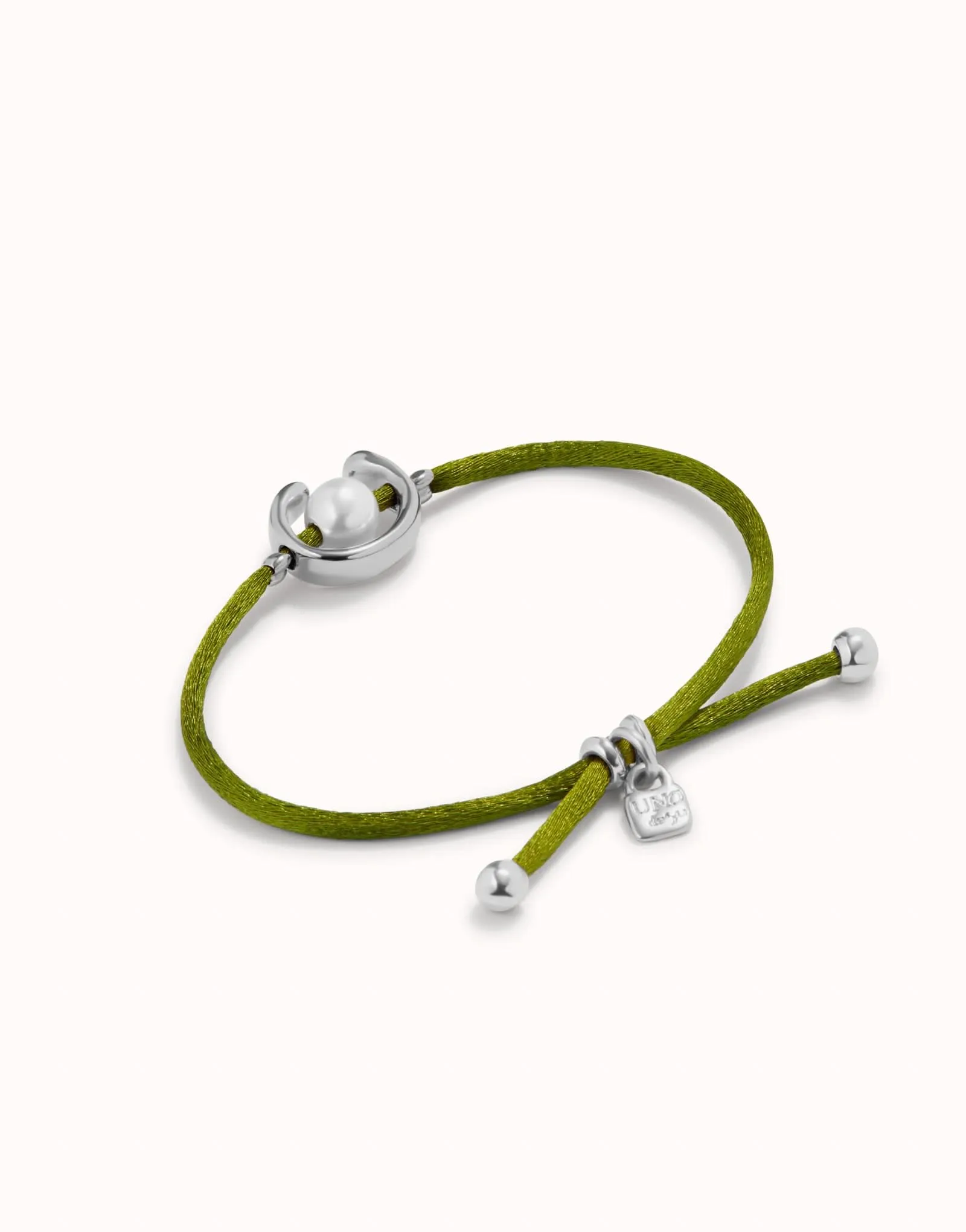 Sterling Silver Plated Ser Diferente Green Bracelet PUL2505VDOMTL0M Unode50 Jewelry And Accessories
