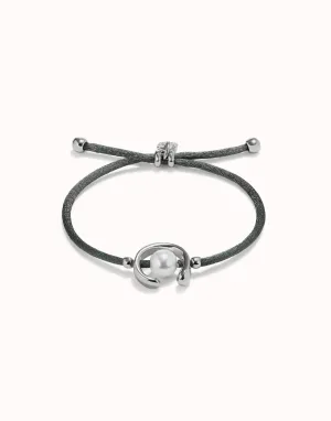 Sterling Silver Plated Ser Diferente Grey Bracelet PUL2505GRSMTL0M Unode50 Jewelry And Accessories