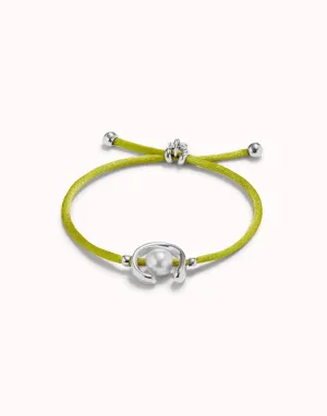 Sterling Silver Plated Ser Diferente Lime Green Bracelet PUL2505VDLMTL0M Unode50 Jewelry And Accessories