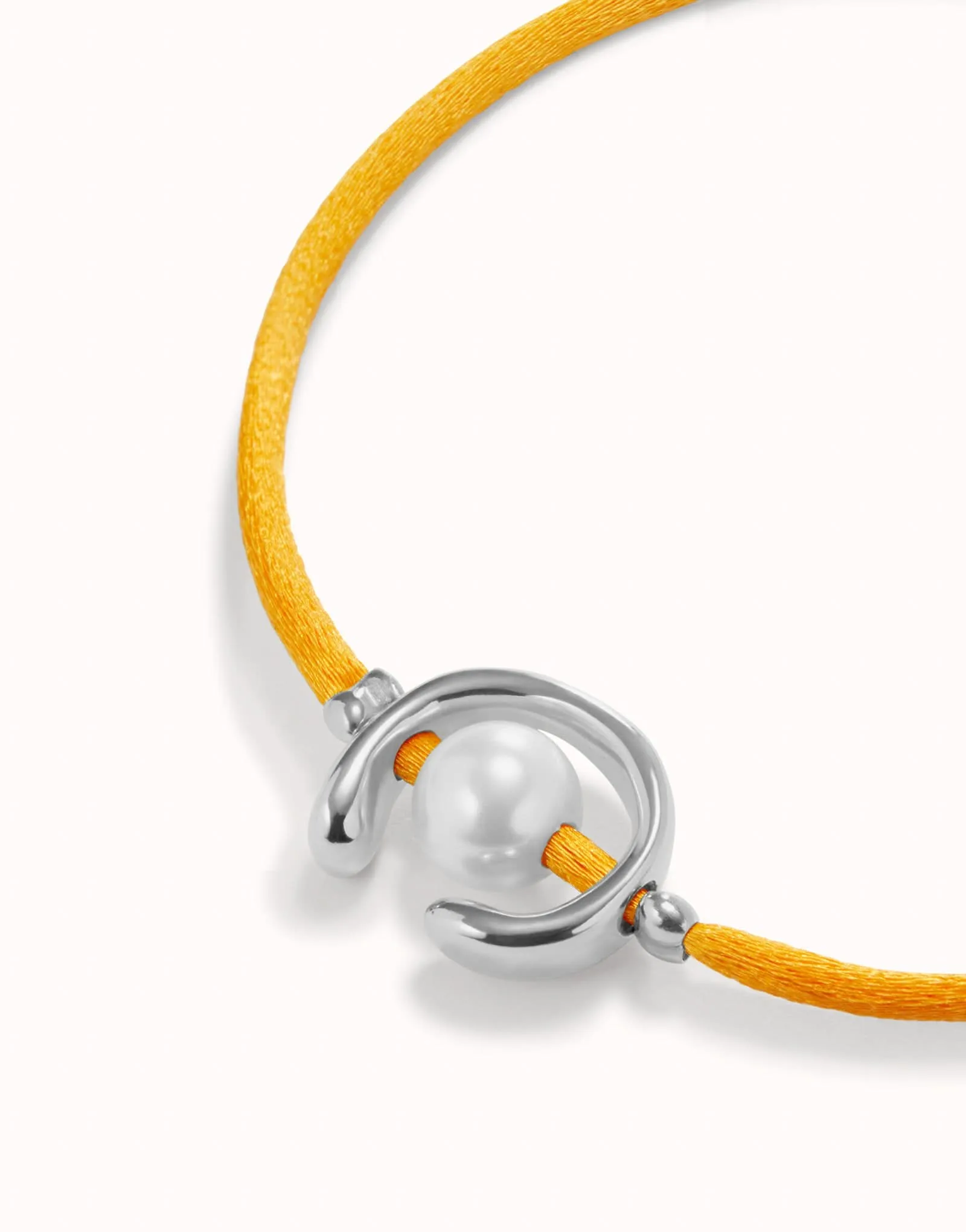 Sterling Silver Plated Ser Diferente Orange Bracelet PUL2505NRJMTL0M Unode50 Jewelry And Accessories