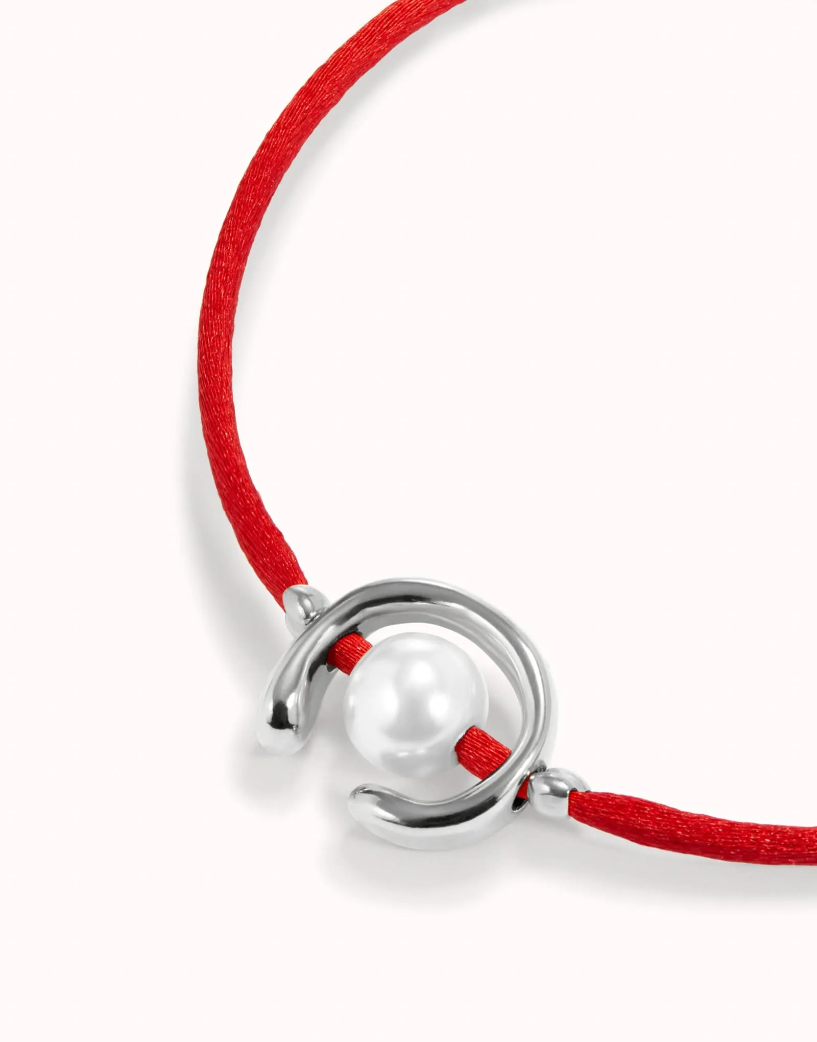 Sterling Silver Plated Ser Diferente Red Bracelet PUL2505ROJMTL0M Unode50 Jewelry And Accessories