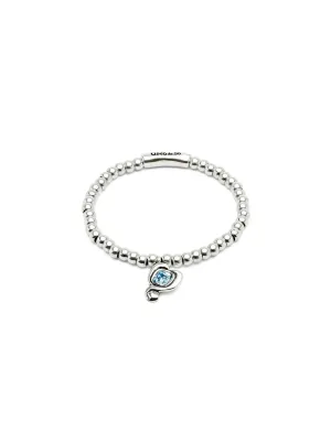 Sterling Silver Plated Ser Expresiva Blue Bracelet PUL2514AZCMTL0 Unode50 Jewelry And Accessories