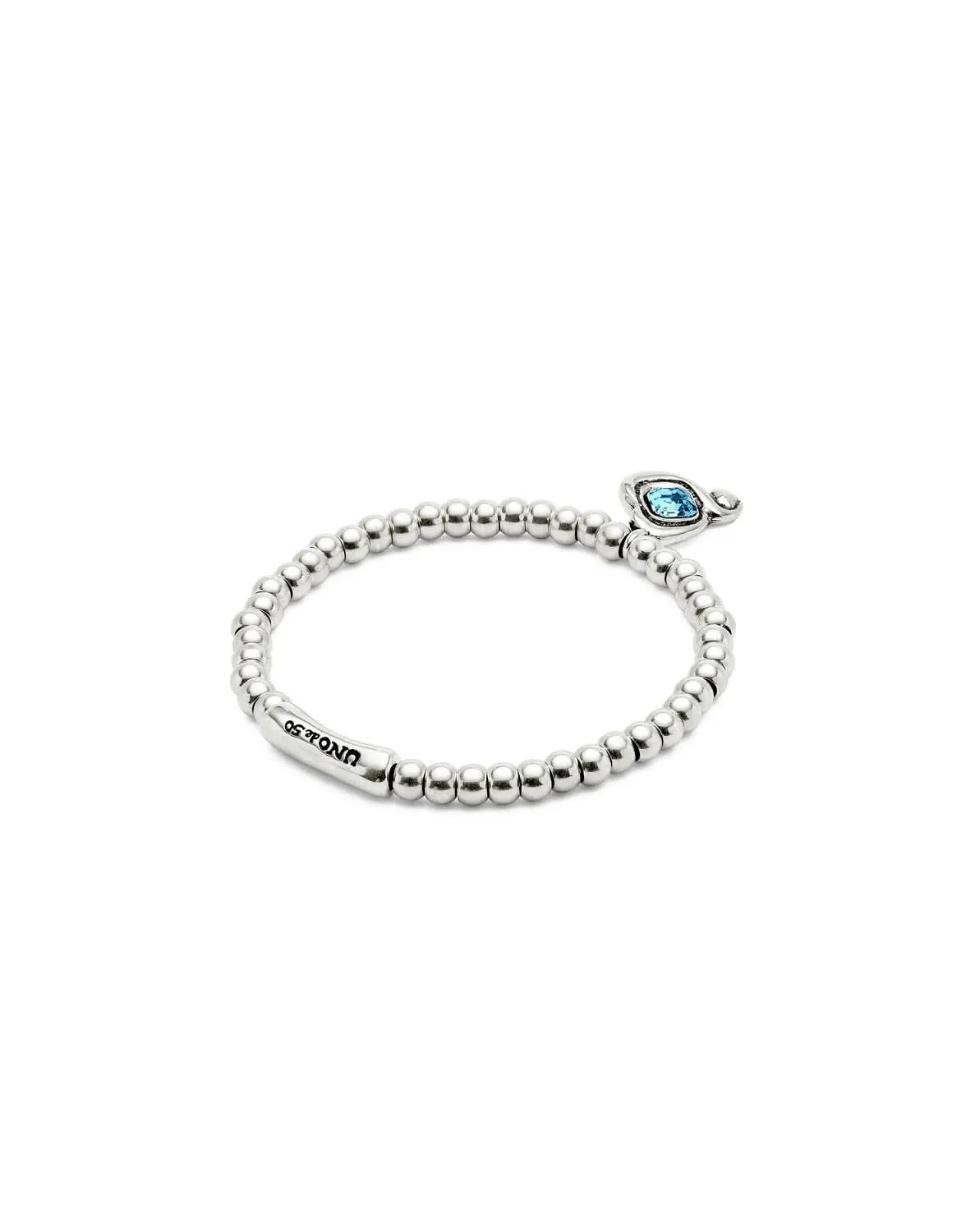 Sterling Silver Plated Ser Expresiva Blue Bracelet PUL2514AZCMTL0 Unode50 Jewelry And Accessories