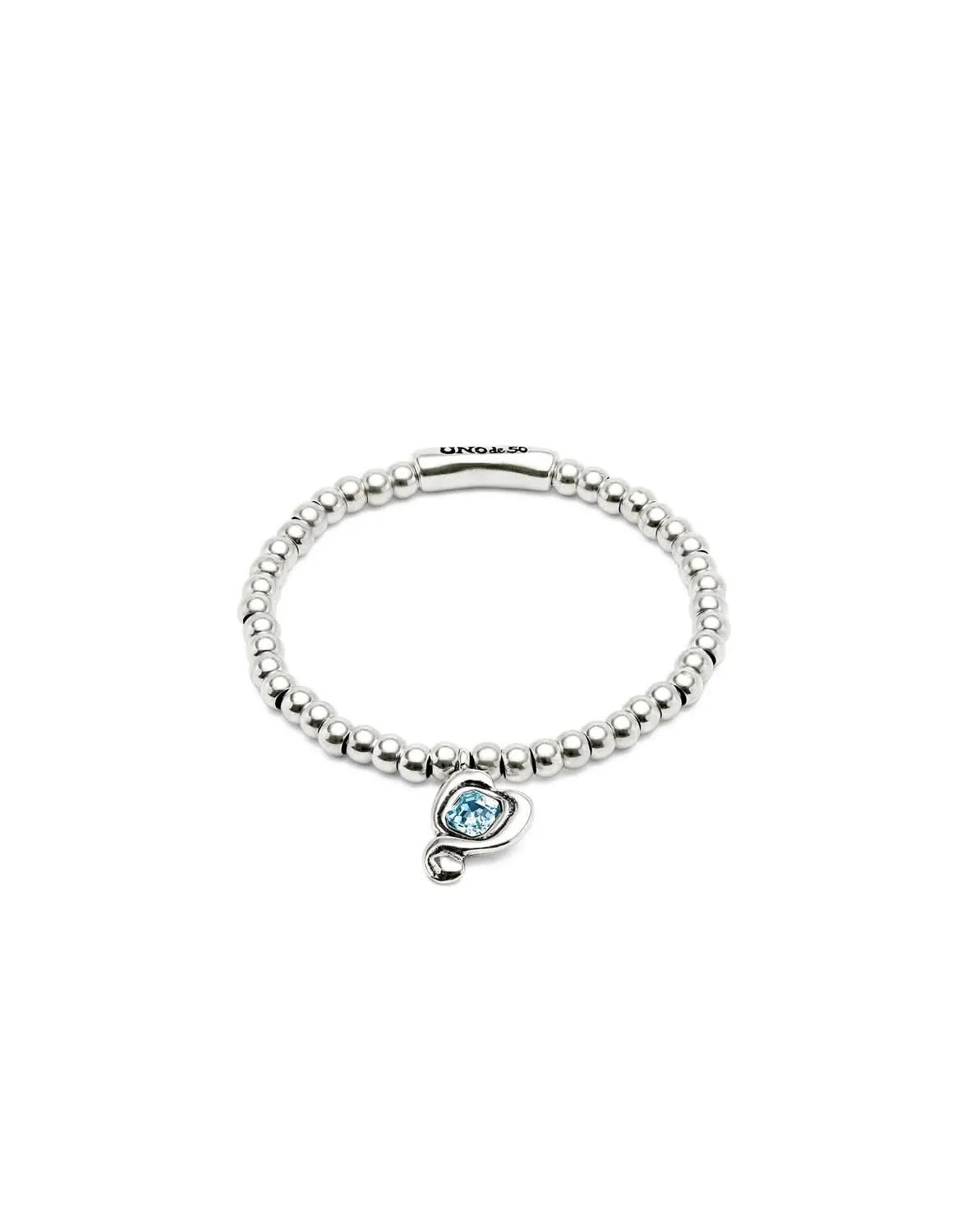 Sterling Silver Plated Ser Expresiva Blue Bracelet PUL2514AZCMTL0 Unode50 Jewelry And Accessories