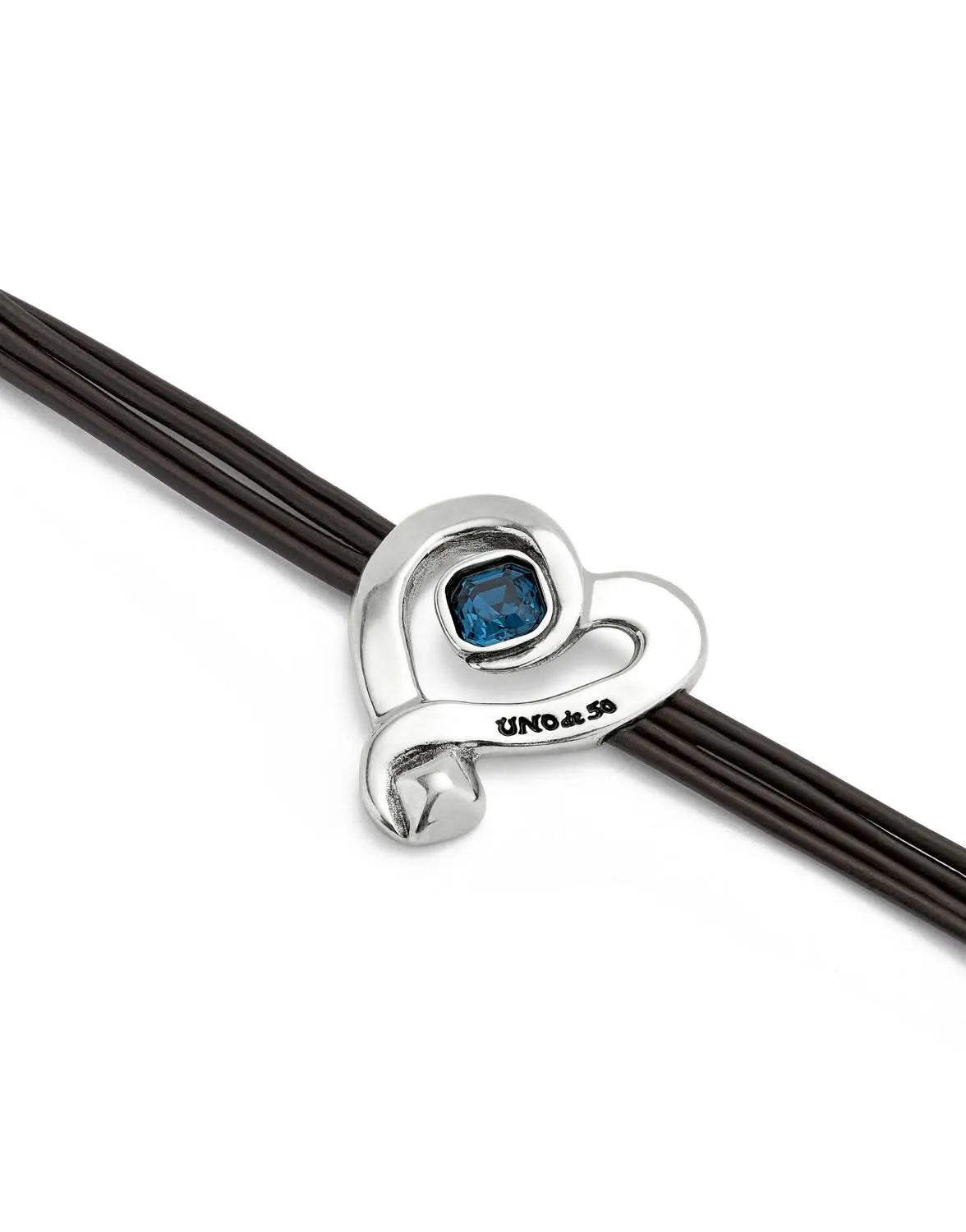 Sterling Silver Plated Ser Expresiva Blue Bracelet PUL2542AZOMTL0 Unode50 Jewelry And Accessories