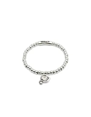 Sterling Silver Plated Ser Expresiva White Bracelet PUL2514CRSMTL0 Unode50 Jewelry And Accessories
