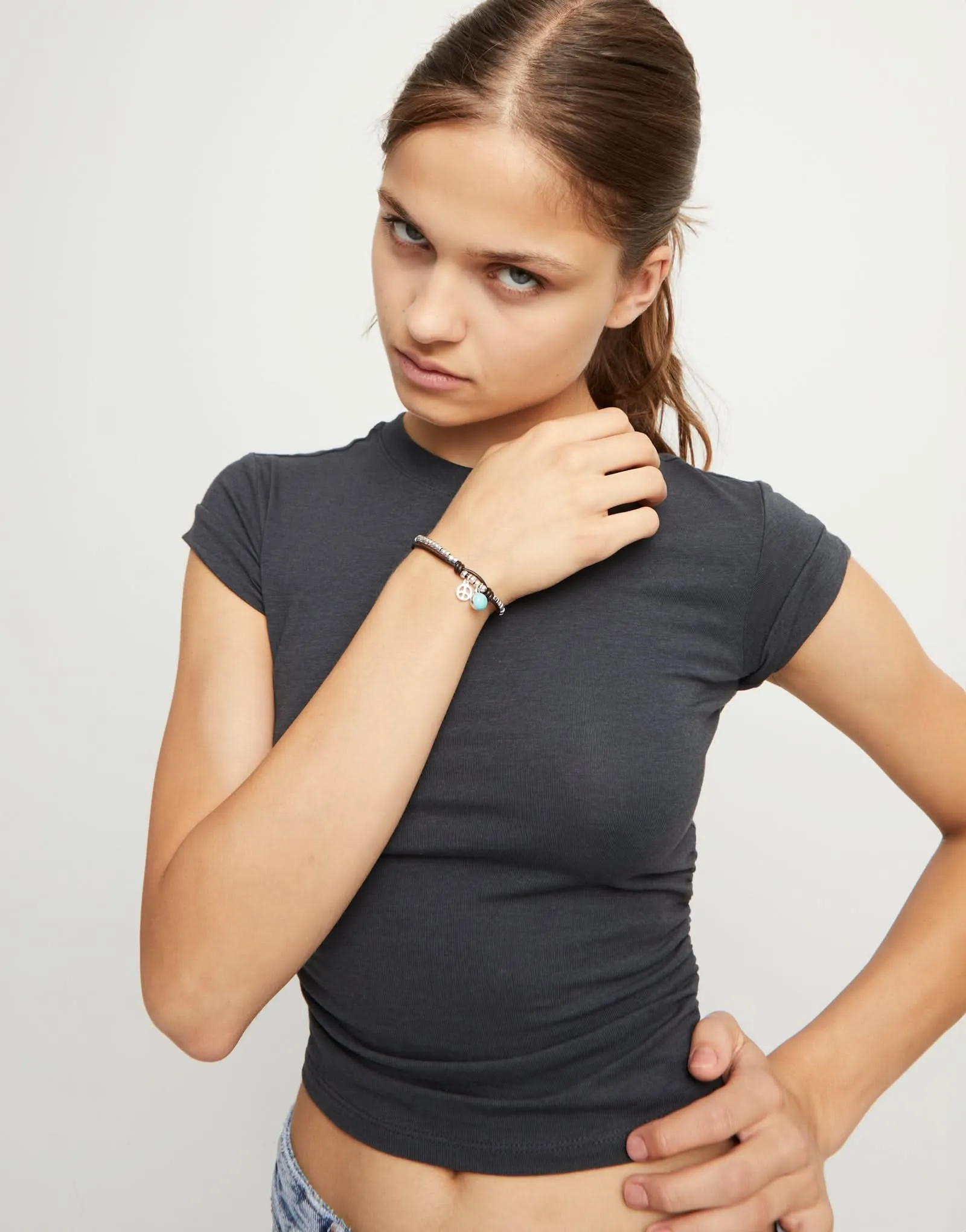Sterling Silver Plated Ser Fascinante Turquoise Bracelet PUL2530TURMTL0 Unode50 Jewelry And Accessories