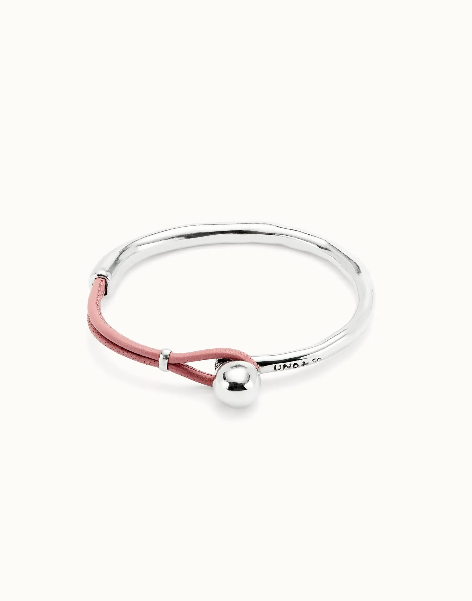 Sterling Silver Plated Ser Intrepida Pink Bracelet PUL2551RSAMTL0 Unode50 Jewelry And Accessories