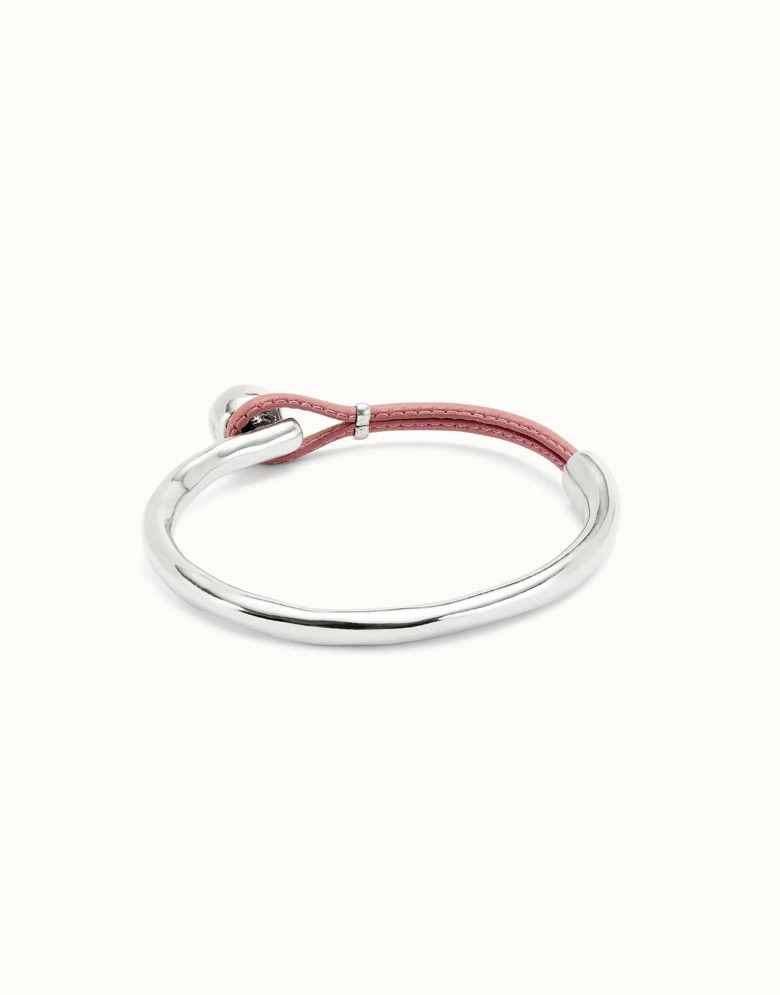 Sterling Silver Plated Ser Intrepida Pink Bracelet PUL2551RSAMTL0 Unode50 Jewelry And Accessories