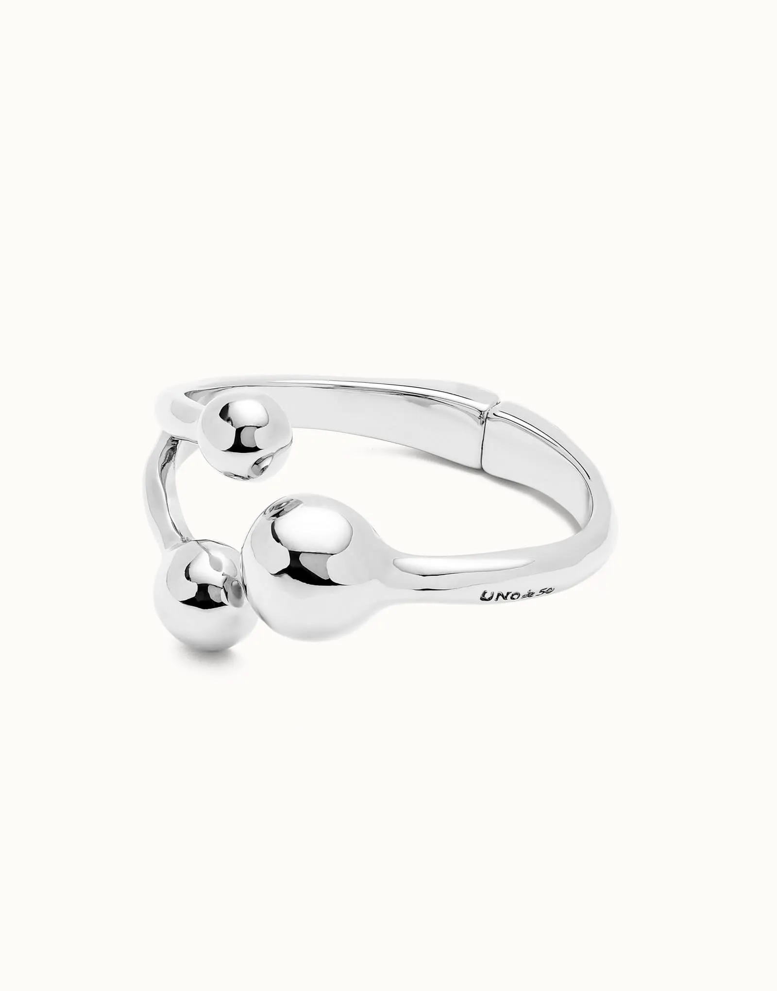 Sterling Silver Plated Ser Intrepida Silver Bangle Bracelet PUL2546MTL0000 Unode50 Jewelry And Accessories