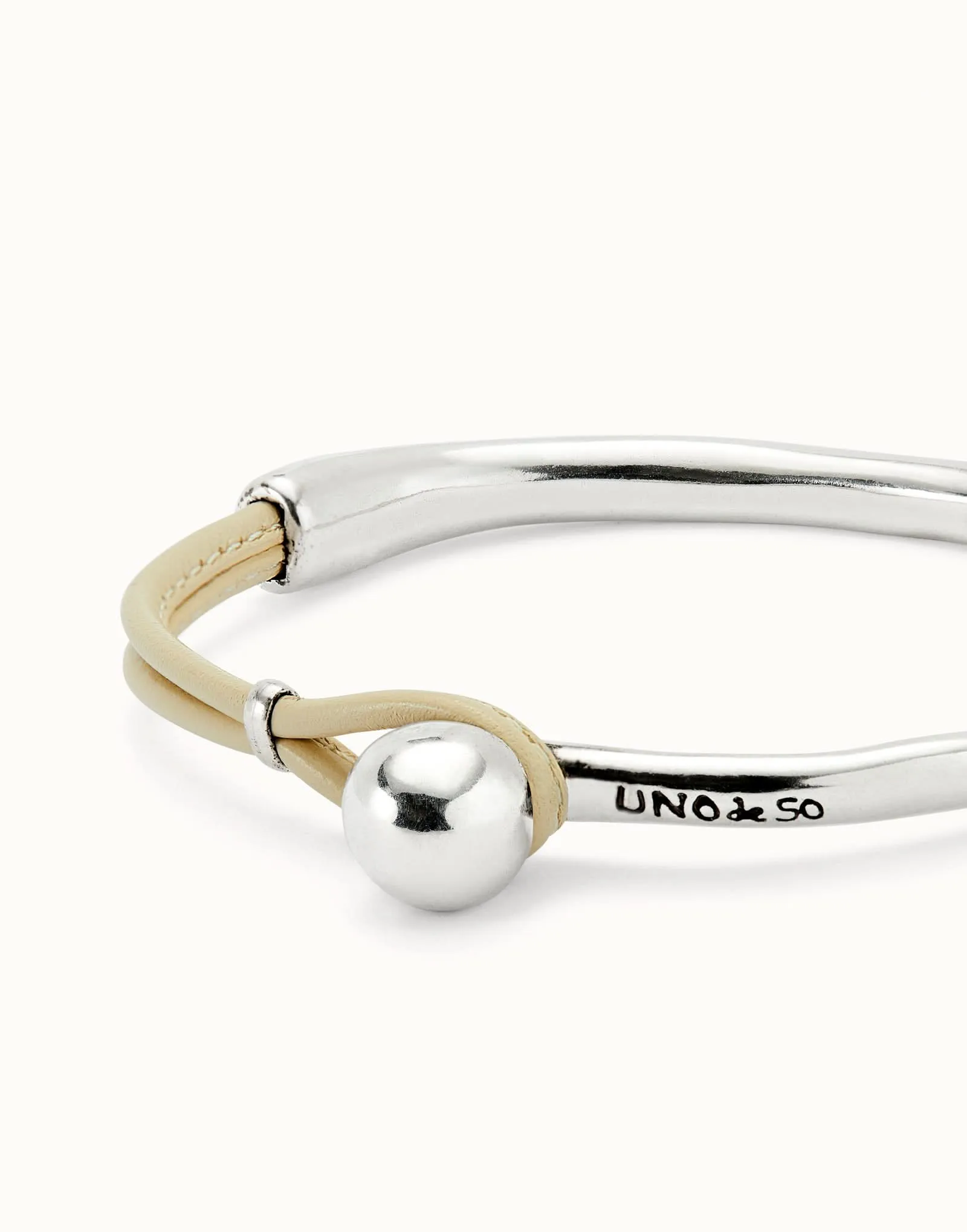 Sterling Silver Plated Ser Intrepida White Bracelet PUL2551MFLMTL0 Unode50 Jewelry And Accessories