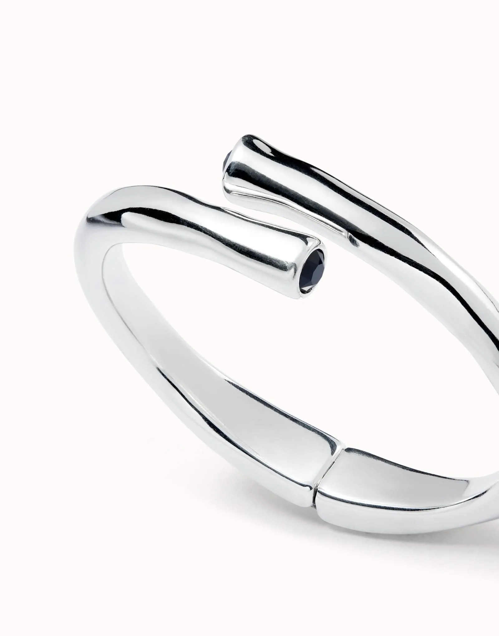 Sterling Silver Plated Ser Natural Black Bracelet PUL2451NGRMTL Unode50 Jewelry And Accessories