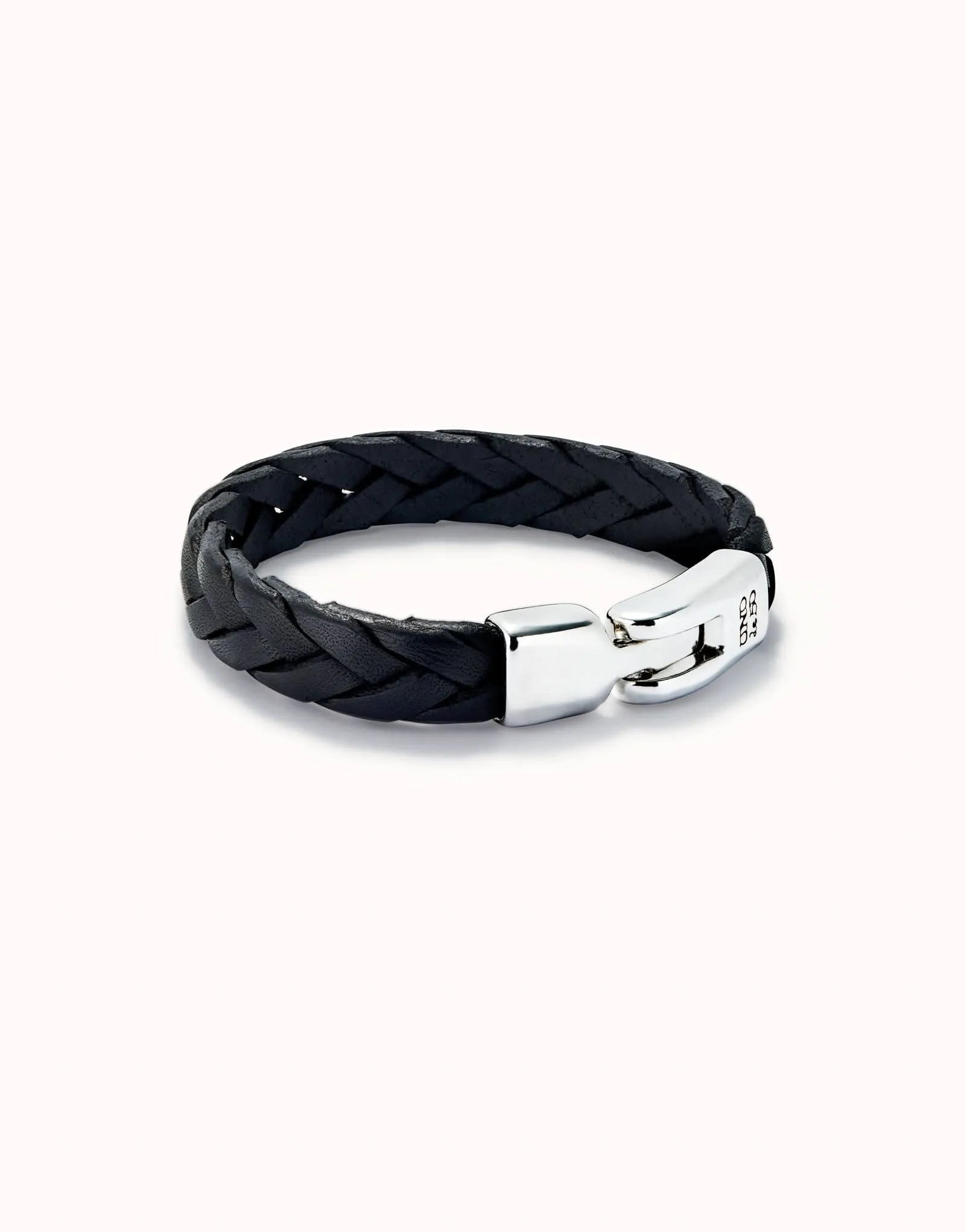 Sterling Silver Plated Ser Natural Black Bracelet PUL2455NGRMTLX Unode50 Jewelry And Accessories