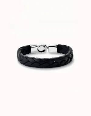 Sterling Silver Plated Ser Natural Black Bracelet PUL2455NGRMTLX Unode50 Jewelry And Accessories
