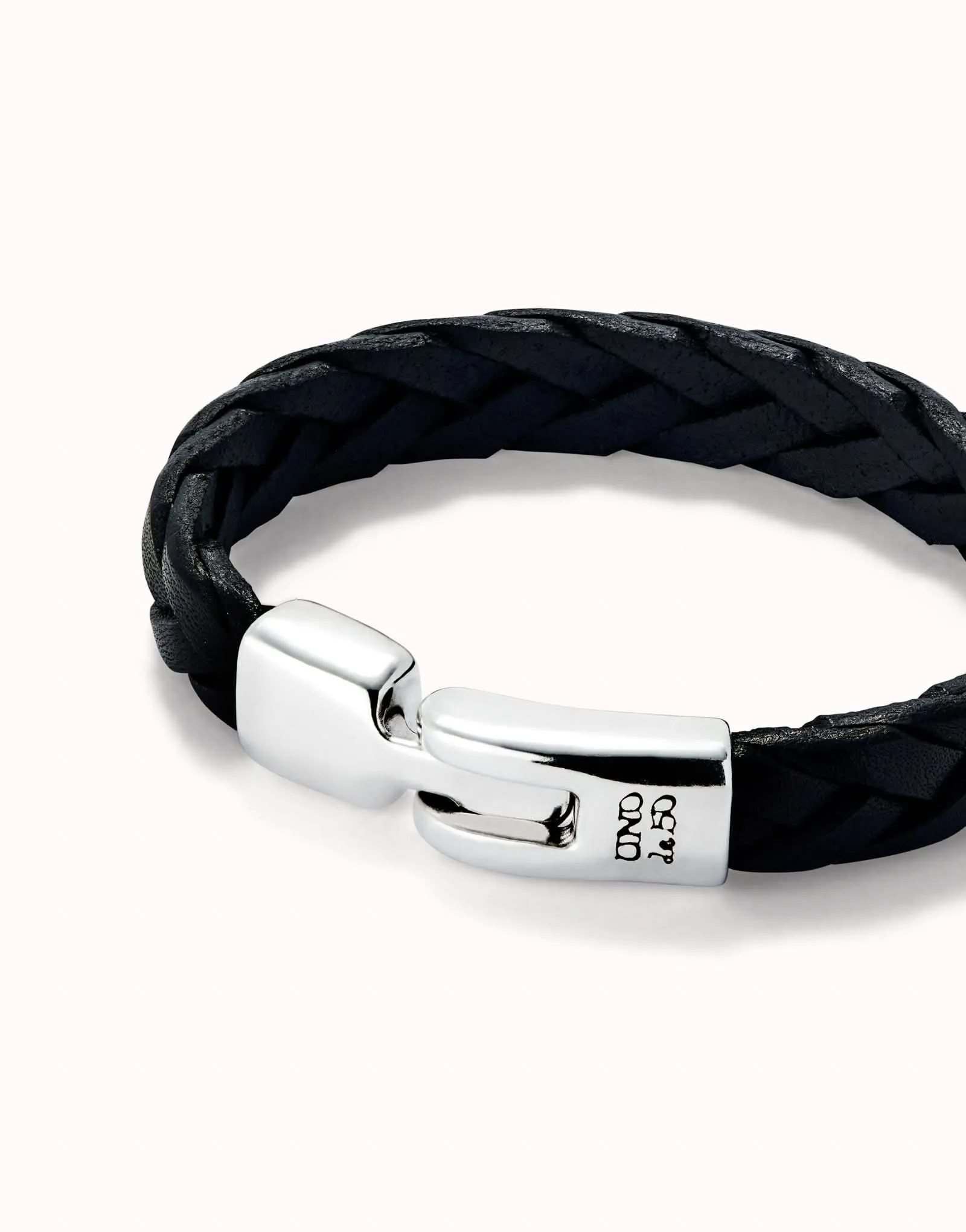 Sterling Silver Plated Ser Natural Black Bracelet PUL2455NGRMTLX Unode50 Jewelry And Accessories