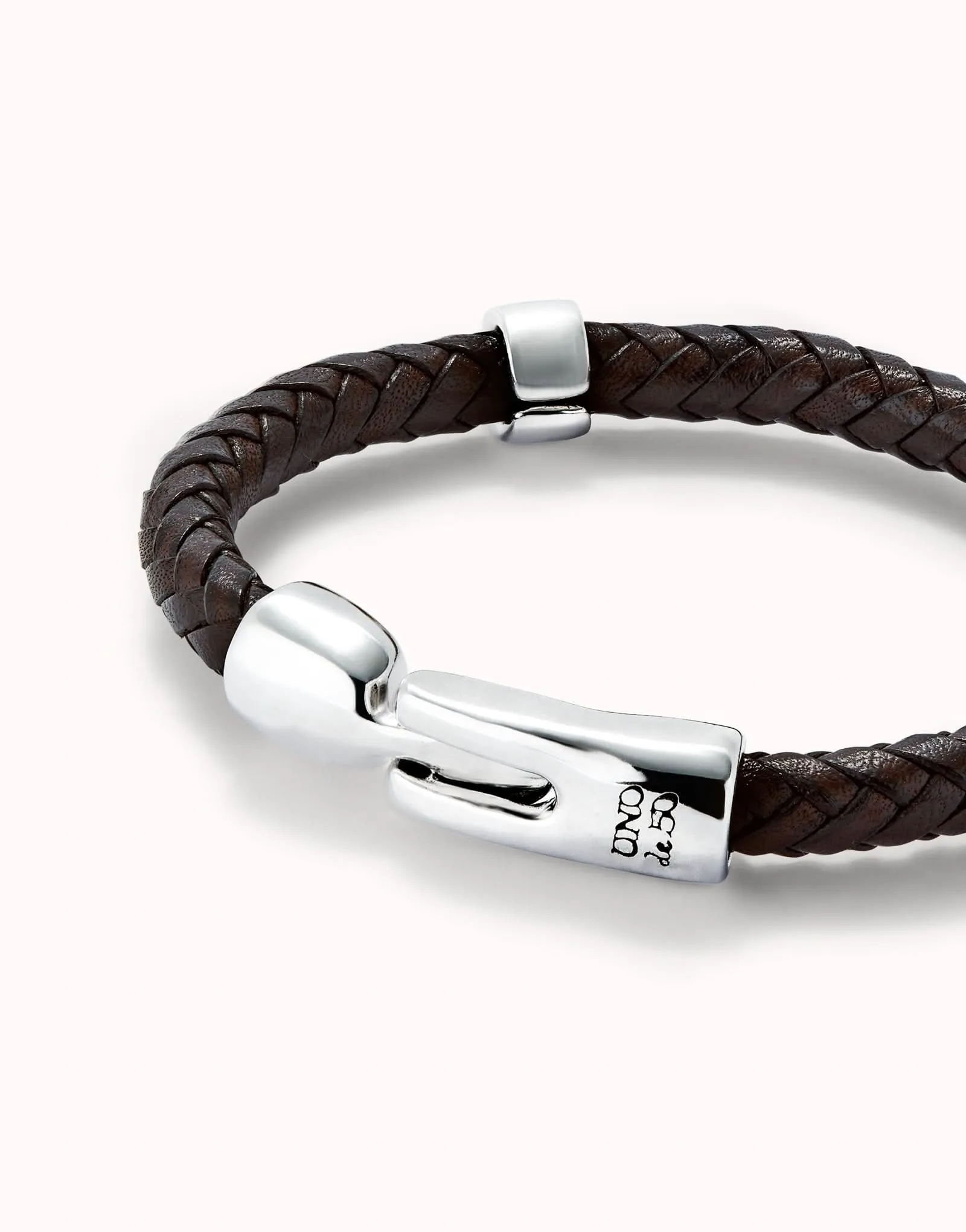 Sterling Silver Plated Ser Natural Black Bracelet PUL2459MARMTLX Unode50 Jewelry And Accessories