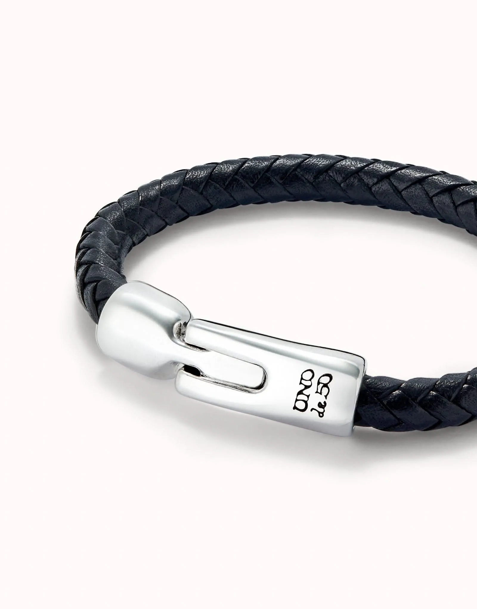 Sterling Silver Plated Ser Natural Black Bracelet PUL2460NGRMTLX Unode50 Jewelry And Accessories