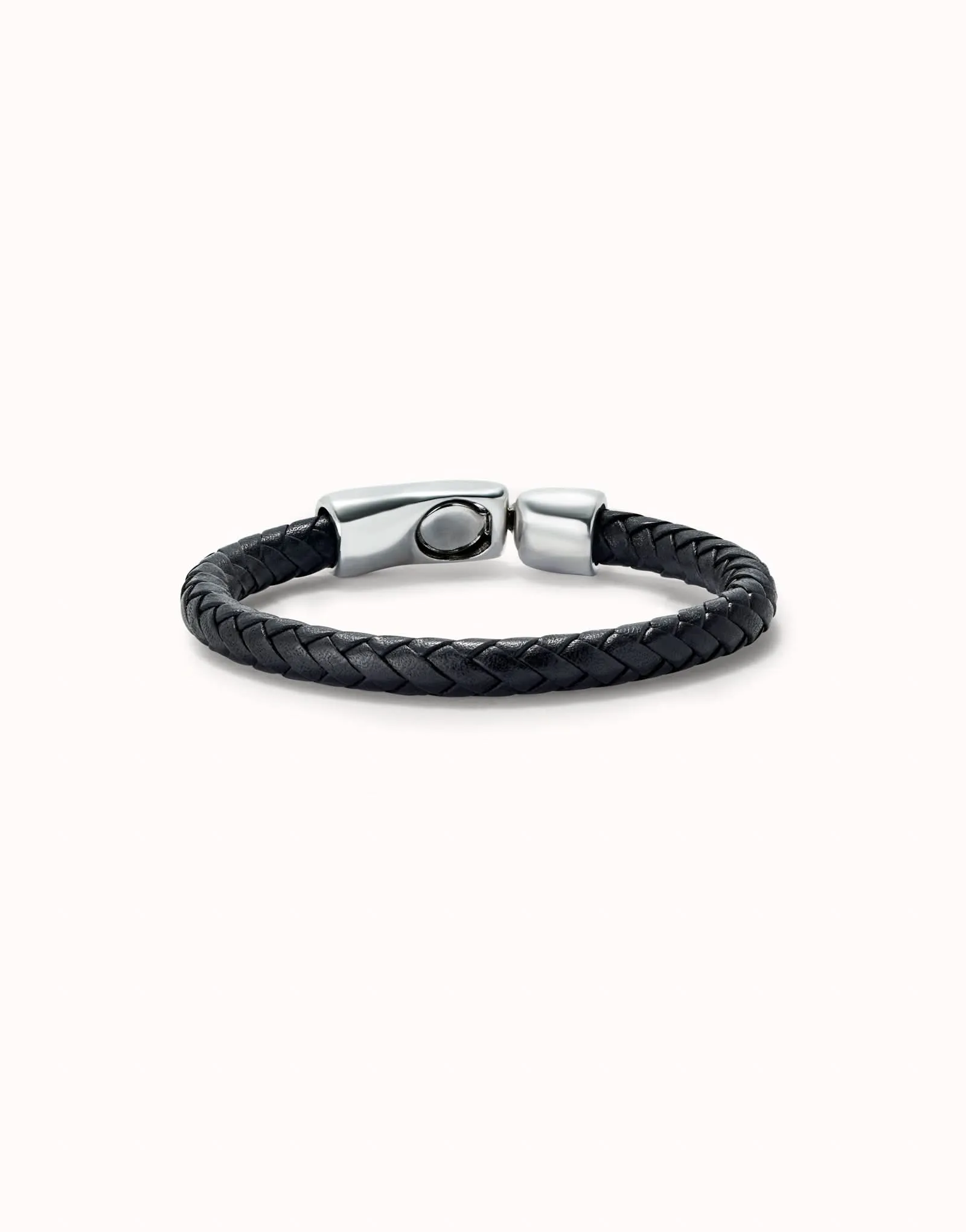 Sterling Silver Plated Ser Natural Black Bracelet PUL2460NGRMTLX Unode50 Jewelry And Accessories