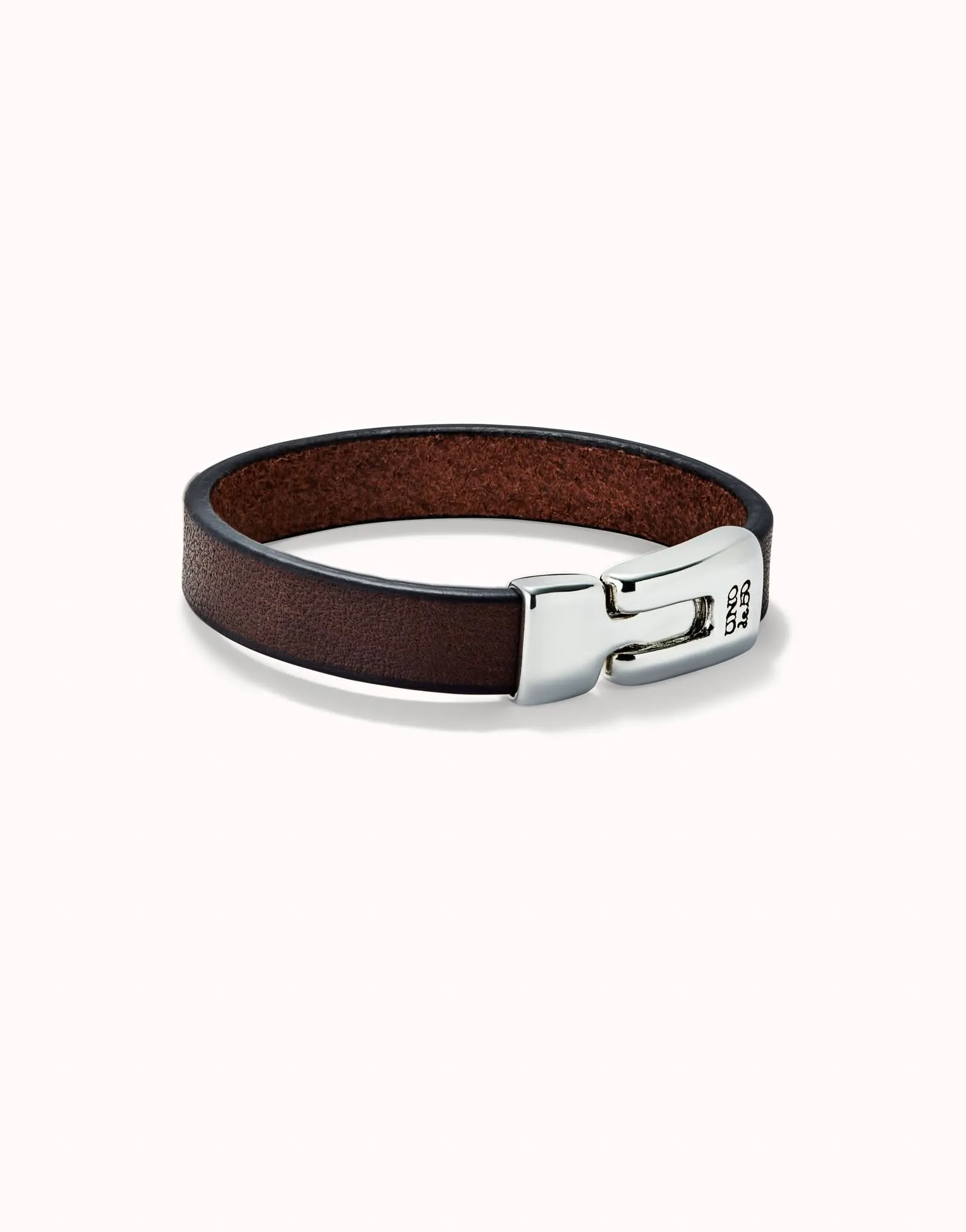 Sterling Silver Plated Ser Natural Brown Bracelet PUL2454MARMTL Unode50 Jewelry And Accessories