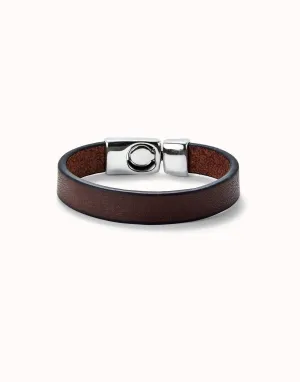 Sterling Silver Plated Ser Natural Brown Bracelet PUL2454MARMTL Unode50 Jewelry And Accessories