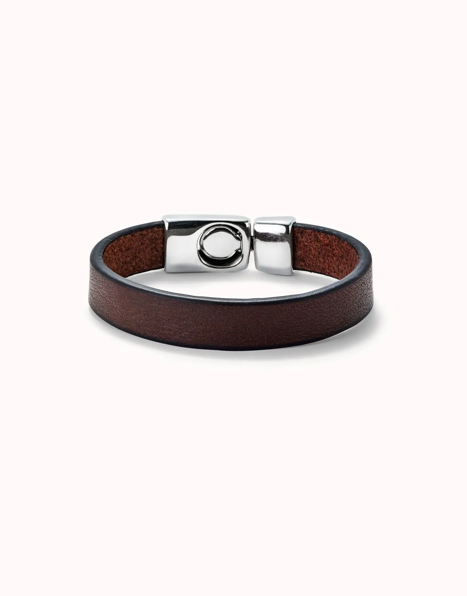 Sterling Silver Plated Ser Natural Brown Bracelet PUL2454MARMTL Unode50 Jewelry And Accessories