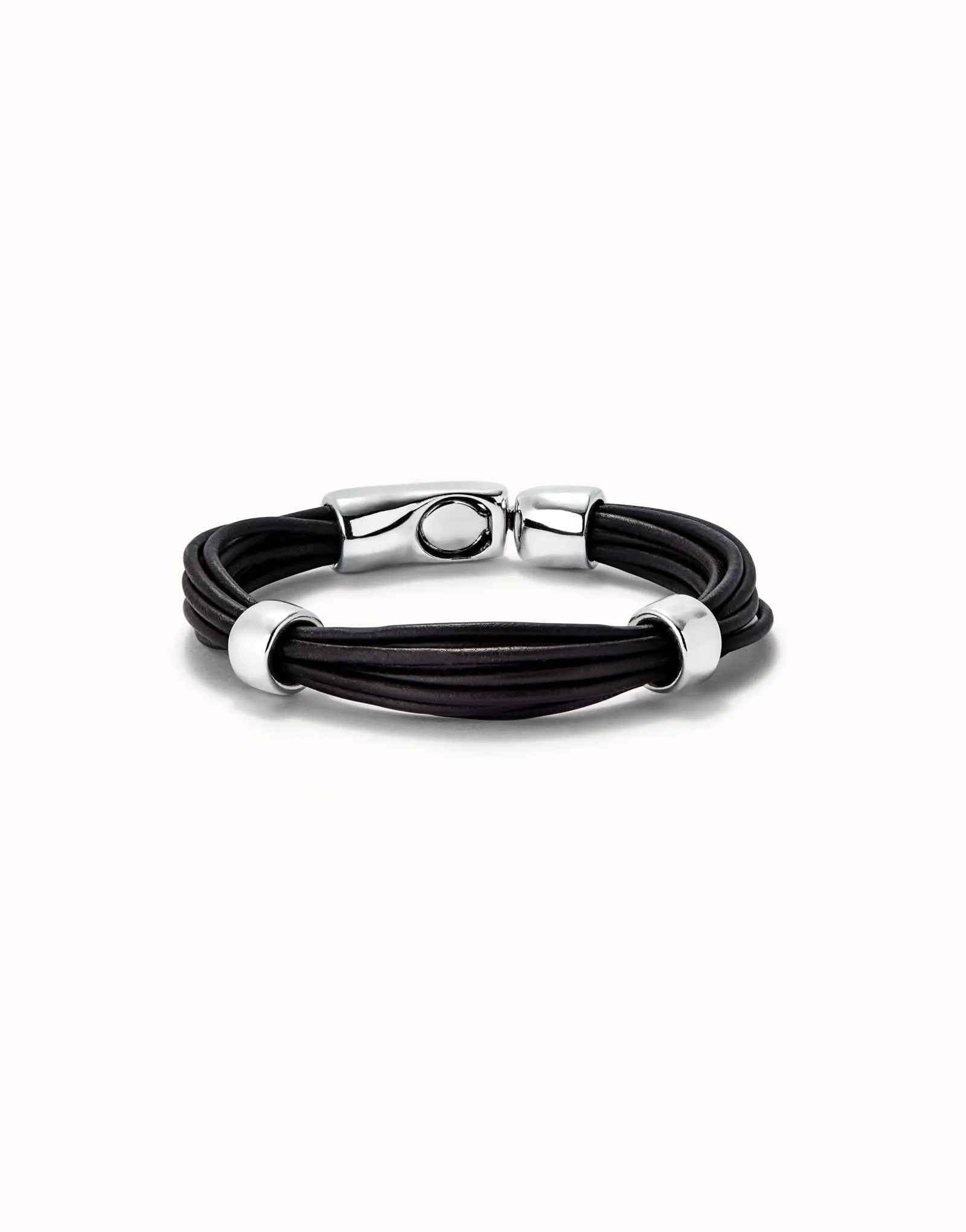 Sterling Silver Plated Ser Natural Brown Bracelet PUL2458MARMTLX Unode50 Jewelry And Accessories