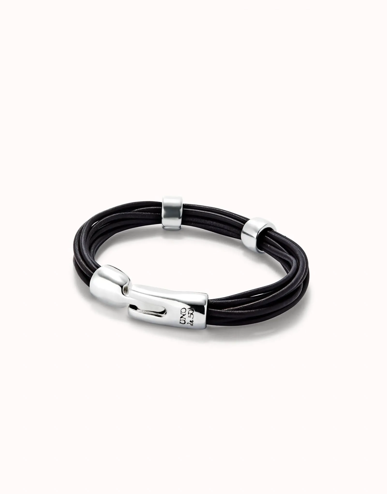Sterling Silver Plated Ser Natural Brown Bracelet PUL2458MARMTLX Unode50 Jewelry And Accessories