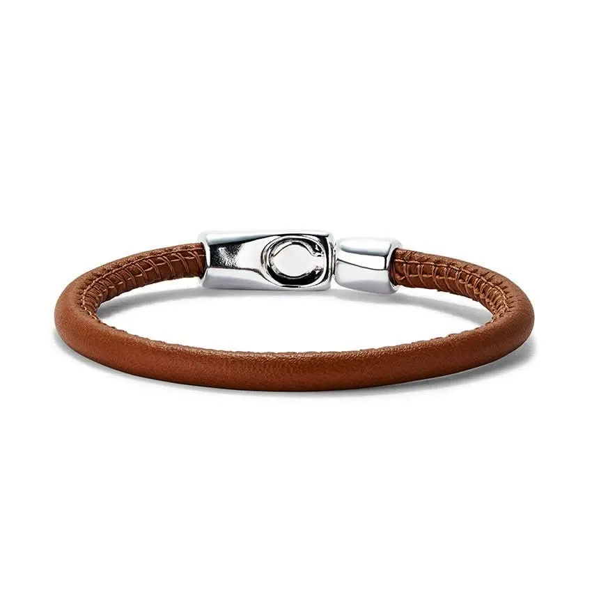 Sterling Silver Plated Ser Natural Brown Bracelet PUL2467CAMMTL Unode50 Jewelry And Accessories