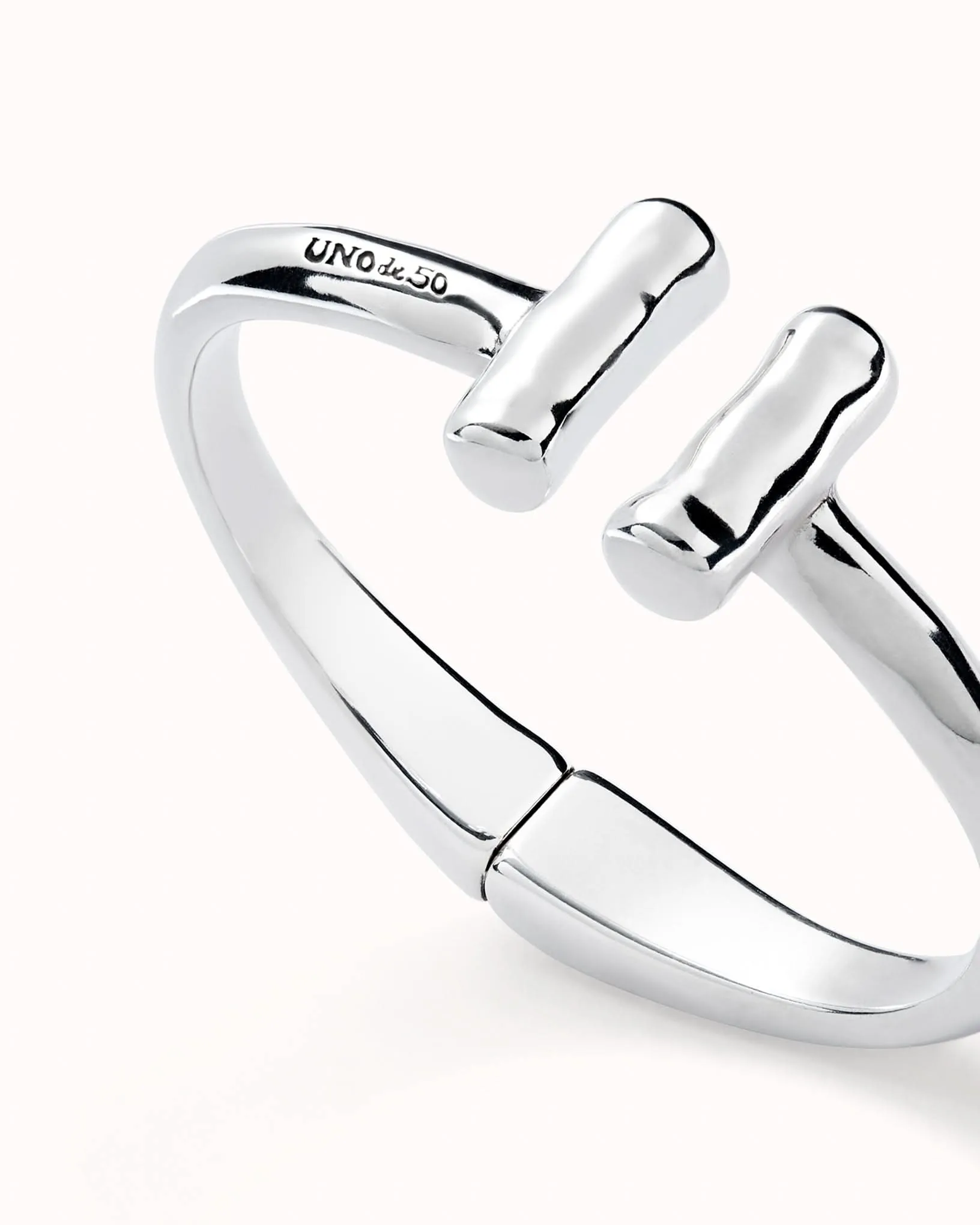 Sterling Silver Plated Ser Natural Silver Bangle PUL2443MTL0000 Unode50 Jewelry And Accessories