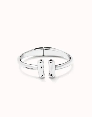 Sterling Silver Plated Ser Natural Silver Bangle PUL2443MTL0000 Unode50 Jewelry And Accessories
