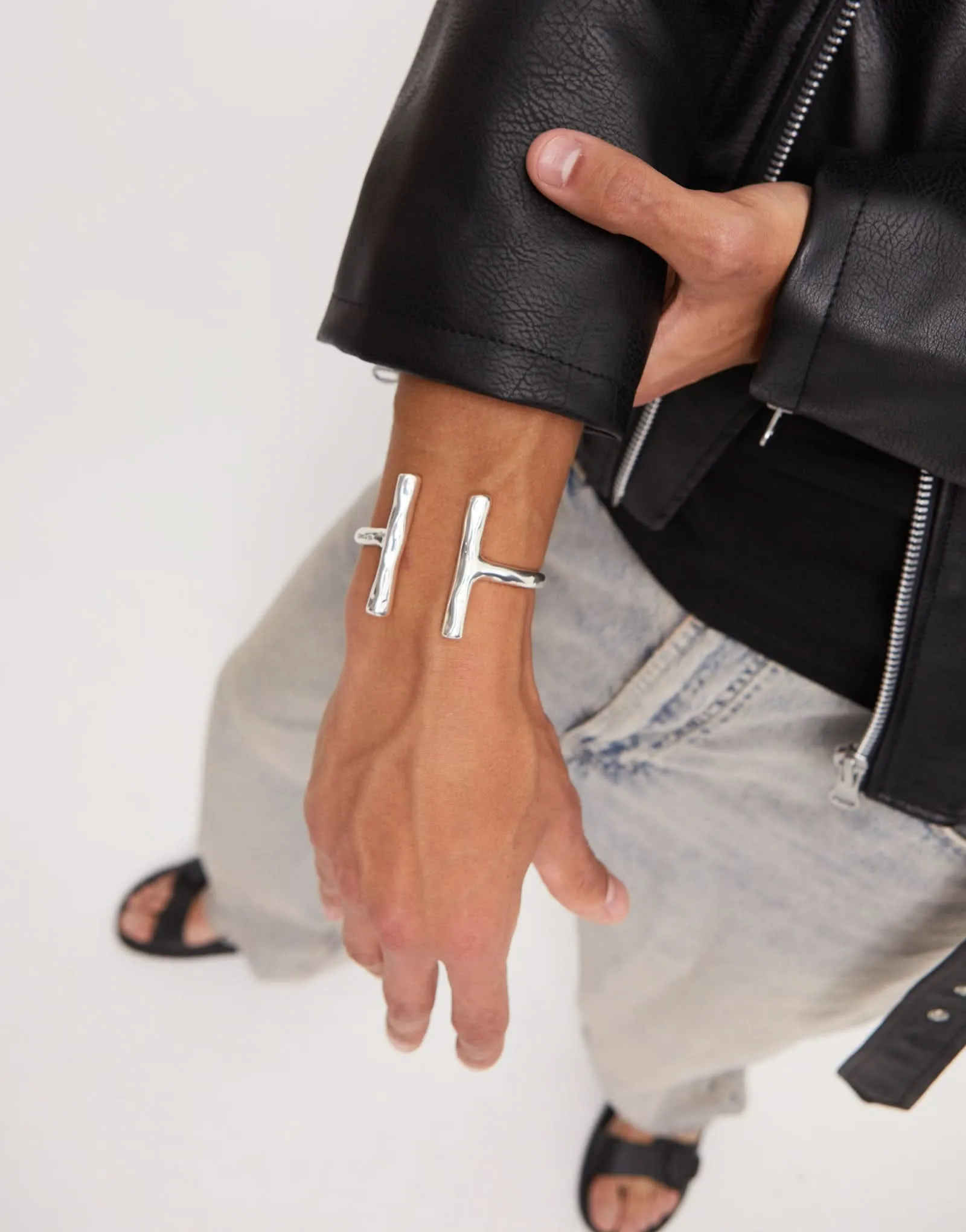 Sterling Silver Plated Ser Natural Silver Bangle PUL2444MTL0000 Unode50 Jewelry And Accessories