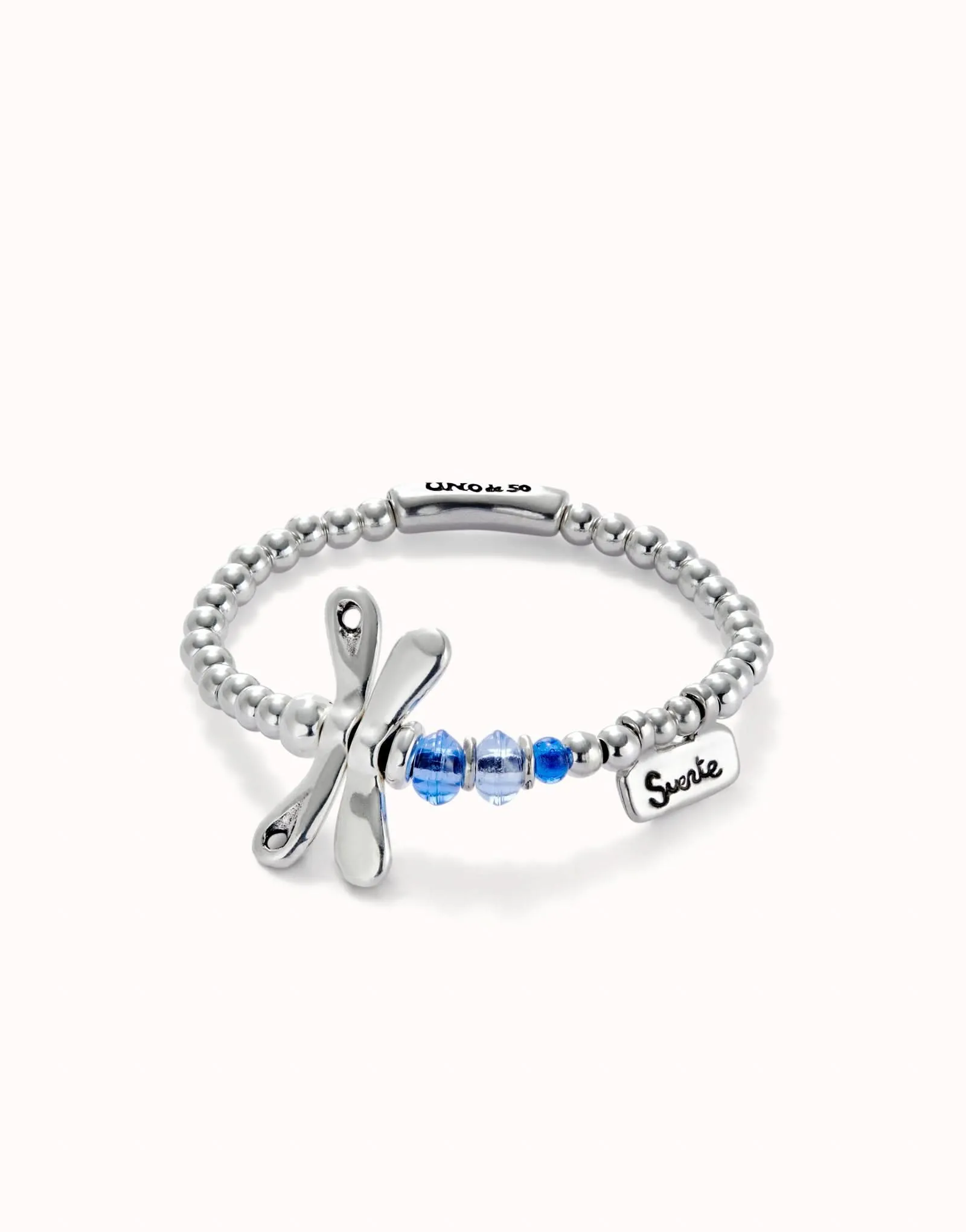 Sterling Silver Plated Ser Rebelde Blue Bracelet PUL2475AZUMTL0 Unode50 Jewelry And Accessories