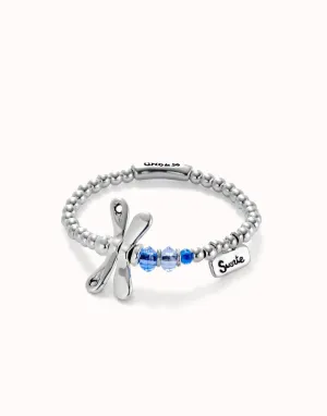 Sterling Silver Plated Ser Rebelde Blue Bracelet PUL2475AZUMTL0 Unode50 Jewelry And Accessories