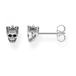 Sterling Silver Skull King Ear Studs H2111-643-11 Thomas Sabo Earrings