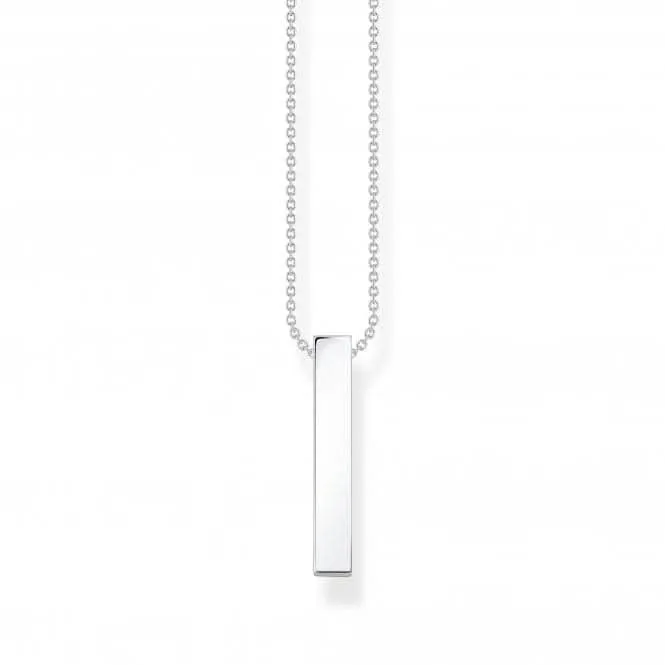 Sterling Silver White Stones Necklace KE2113-051-14-L45V Thomas Sabo Necklaces