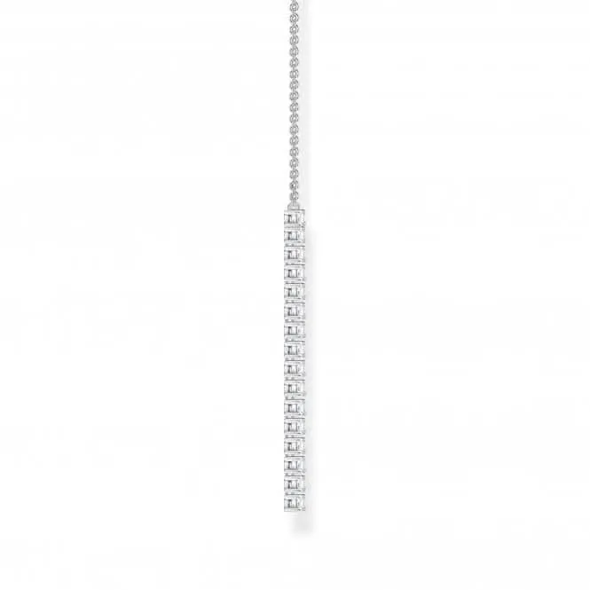 Sterling Silver White Stones Necklace KE2117-051-14-L45V Thomas Sabo Necklaces