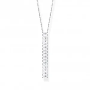 Sterling Silver White Stones Necklace KE2117-051-14-L45V Thomas Sabo Necklaces