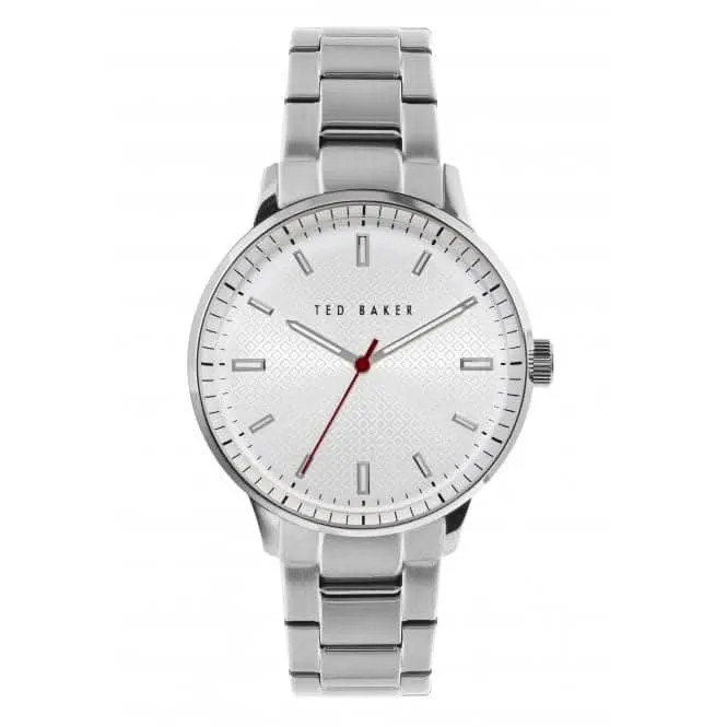 Ted Baker Gents Cosmop Silver Tone Stainless Steel Watch BKPCSF111