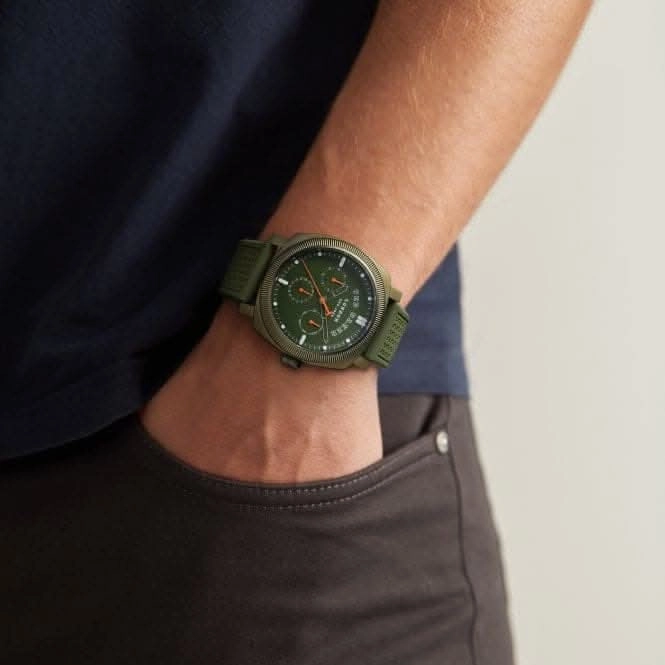 Ted Baker Gents Caine Silicone Green Watch BKPCNS309