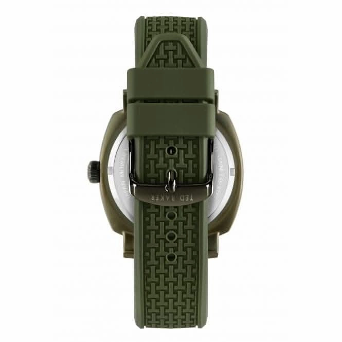Ted Baker Gents Caine Silicone Green Watch BKPCNS309