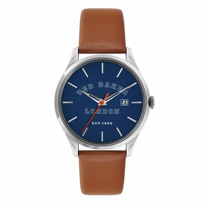 Ted Baker Gents Leytonn Stainless Steel Tan Watch BKPLTF207