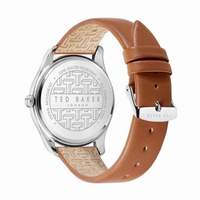 Ted Baker Gents Leytonn Stainless Steel Tan Watch BKPLTF207