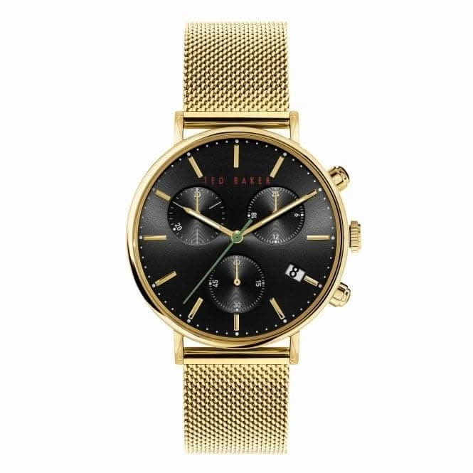 Ted Baker Gents Mimosaa Chrono Black Steel Watch BKPMMS118
