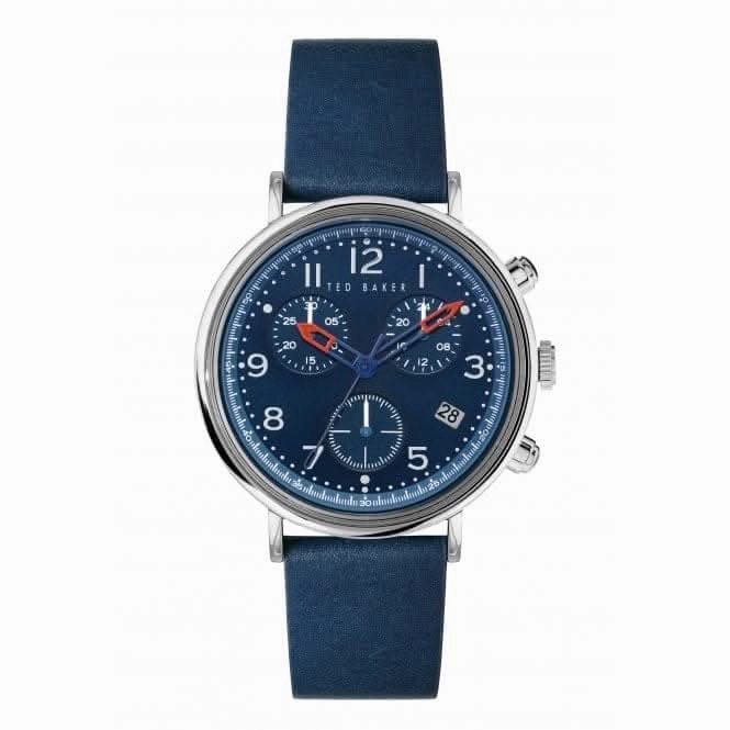 Ted Baker Gents Mimosaa Chrono Blue Leather Watch BKPMMF127