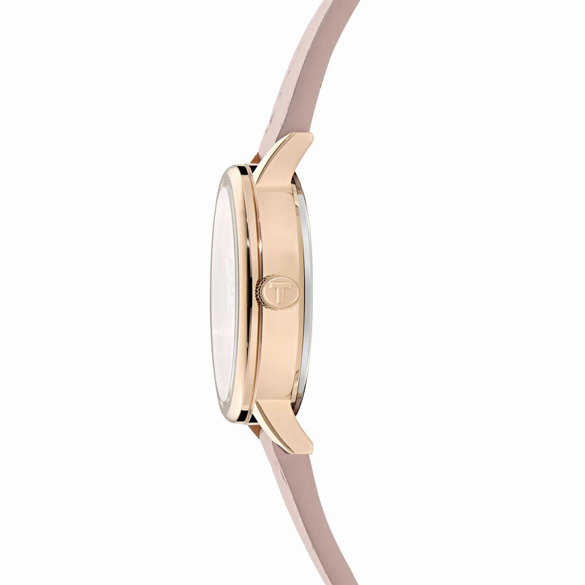 Ted Baker Ladies Iconic Pink Leather Watch BKGFW2401